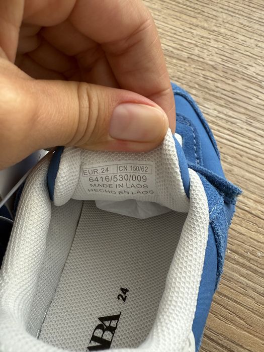 Сині кеди Zara 24 розмір