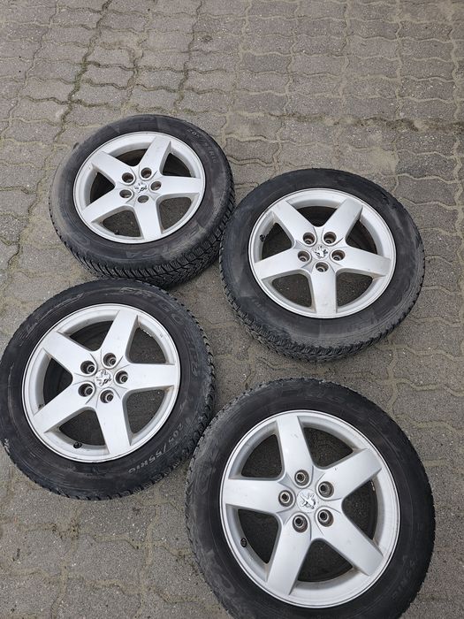 Sprzedam Kola Peugeot 5x108 65.1 205/55/16 Zima