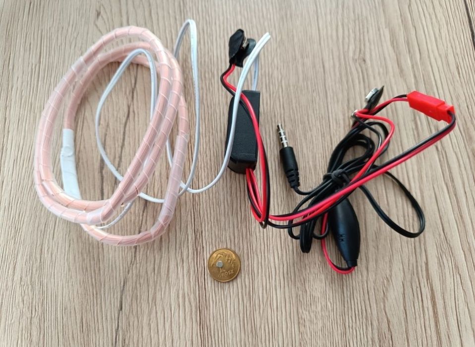 Zestaw mini kamera + mikro słuchawka sesja egzamin studia