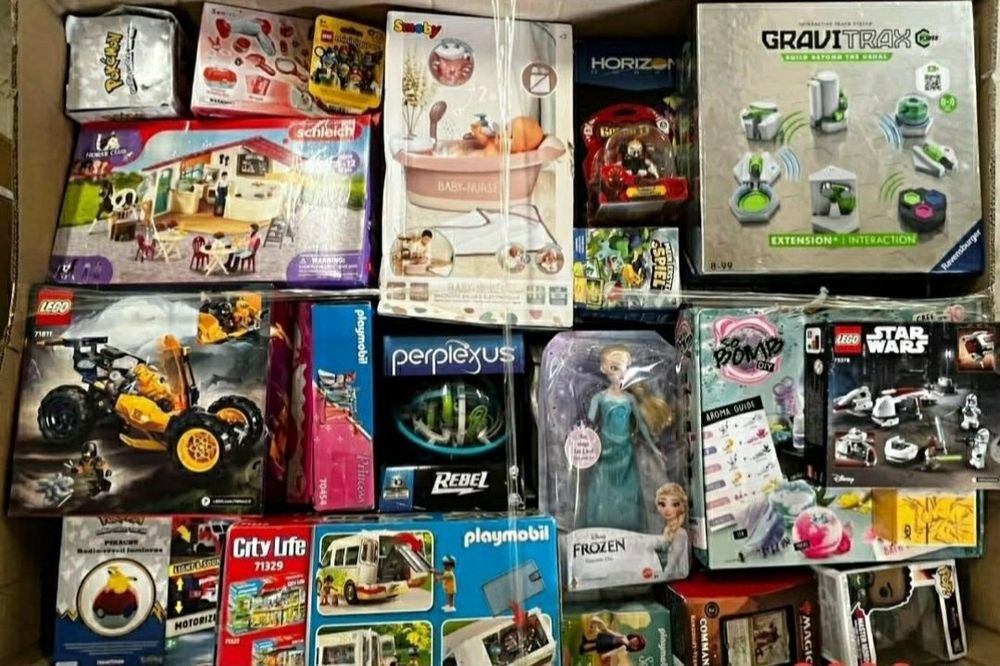 Karton Zabawk Mix 100PLN Nowe LEGO Barbie Hobbit Star Wars Pokemon