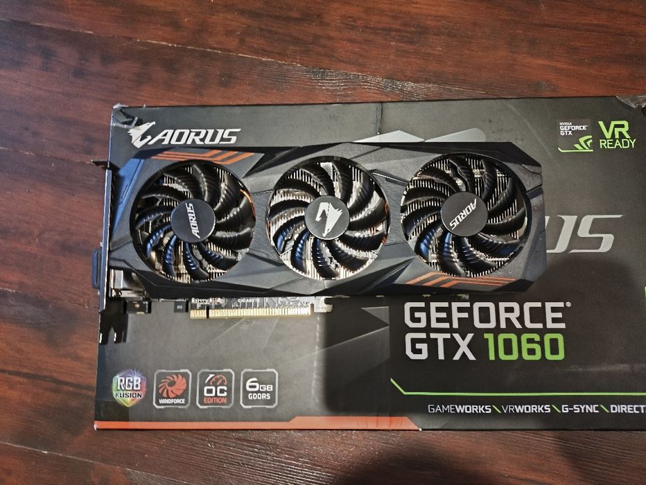 Відеокарта Gigabyte GTX 1060 Aorus 6Gb