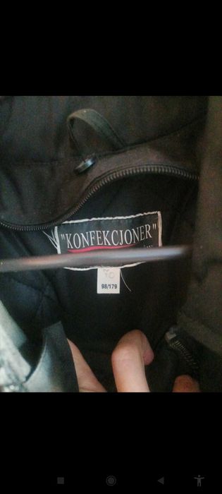 Elegancka kurtka męska ocieplana XXL