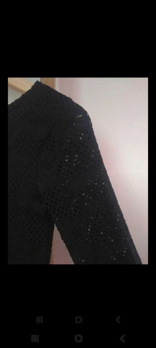 Vestido justo preto da Stradivarius