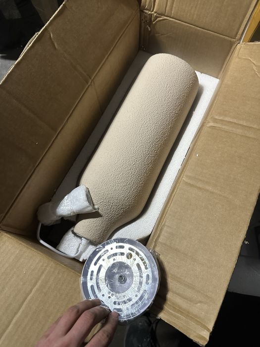 Zestaw 3 lamp wiszących beż loft boho nowe