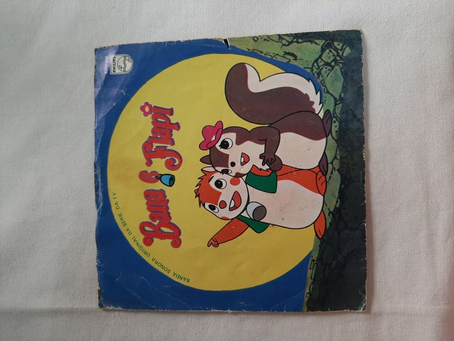 Disco Vinil 45 rotações - Bana e Flapi