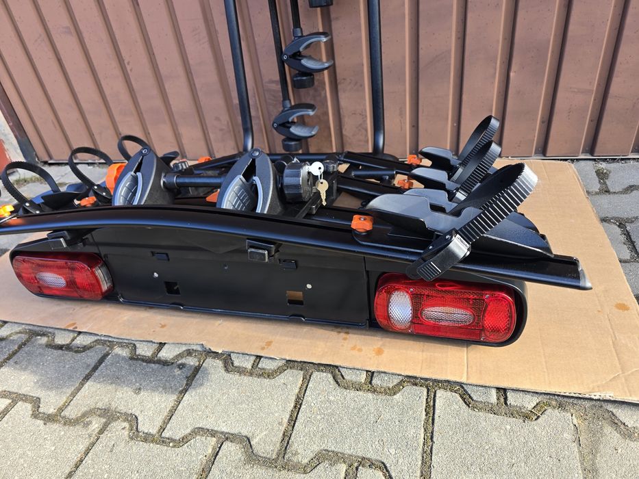 Bagażnik rowerowy na hak Aguri Active 3+1 Bike 4 rowery jak Thule