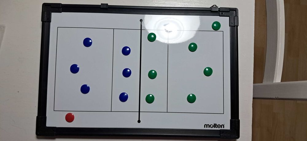 Tablica trenerska taktyczna Strategy Board MOLTEN Volleyball KIPSTA