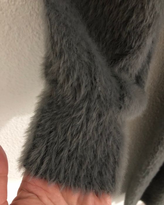 Красивое теплое пушистые платье