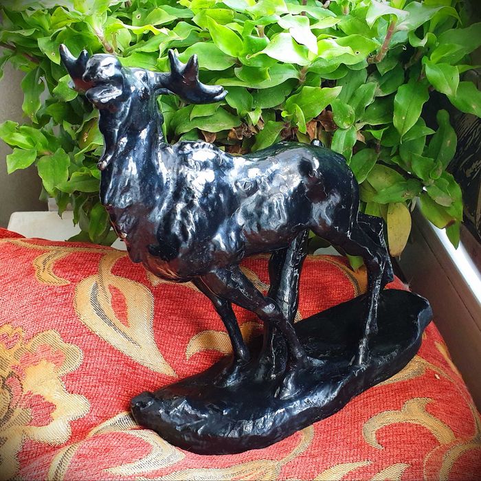 Фигурка чугун Касли на камин