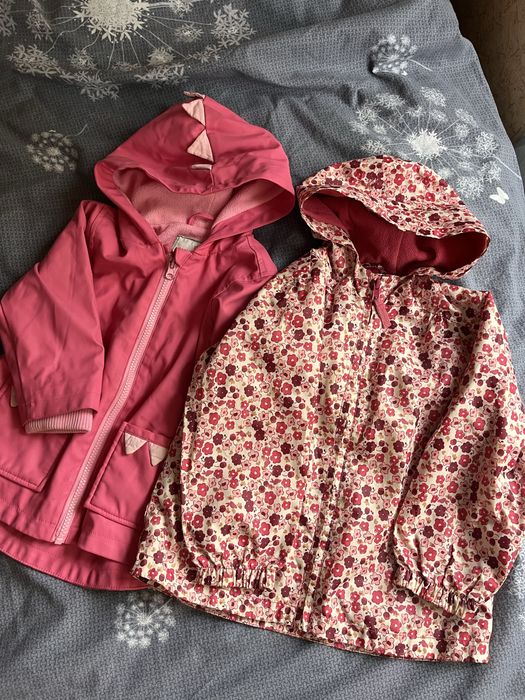 Курточки дощовички next, h&m