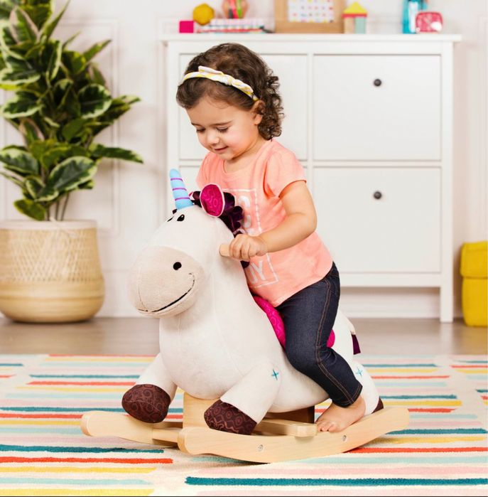 Гойдалка Баттатокачалка Battat серии "Родео" - ЕДИНОРОГ ДИЛЛИ-ДОЛЛИ