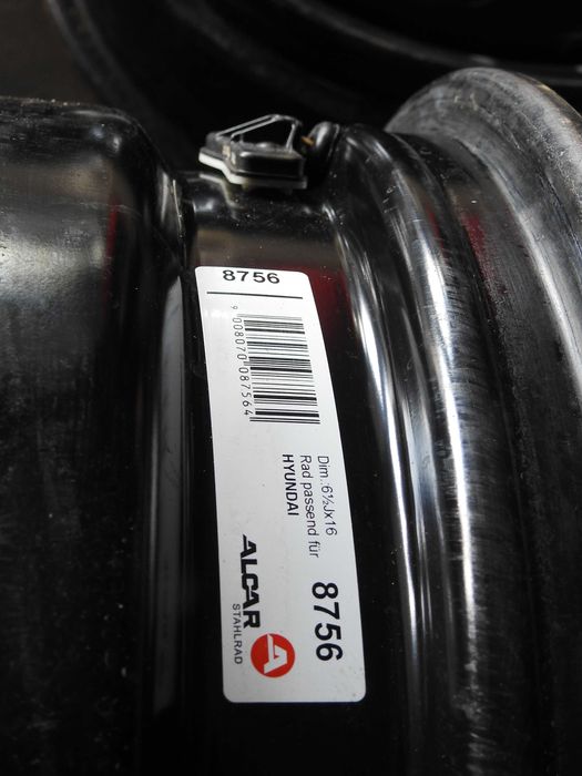 4xfelgi stalowe 16'' 5x114,3 6,5J et45 HYUNDAI  oryginał + Czujniki