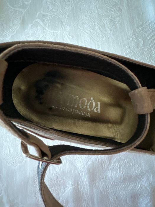 Sapato em camurça senhora