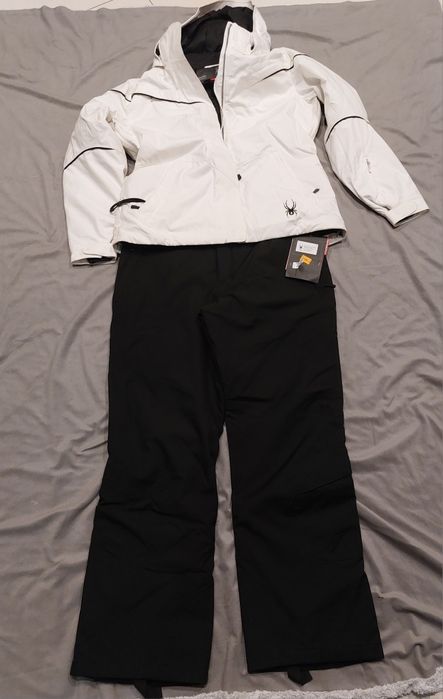 Nowy damski komplet narciarski  kurtka ,spodnie SPYDER roz. 14 czyli L