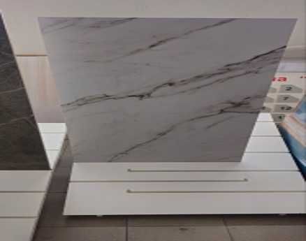 Плитка для підлоги 595 х 595 SPACE STONE Сіра глянець