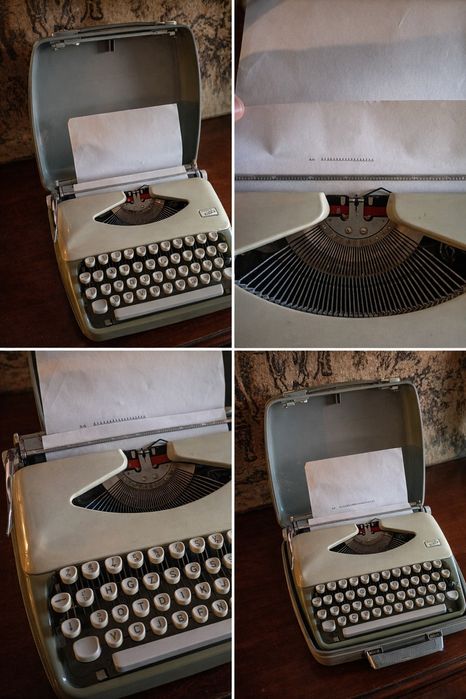 ADLER Tippa S – Máquina de escrever portátil vintage (a funcionar)