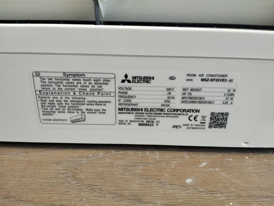 Ar Condicionado Mitsubishi MSZ-SF35VE3