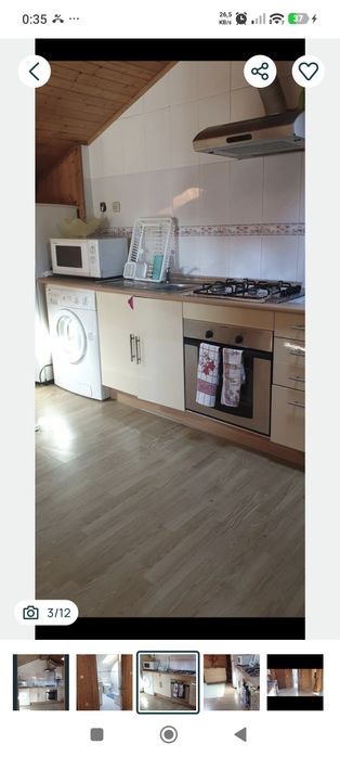 Sótão com dois quartos e cozinha