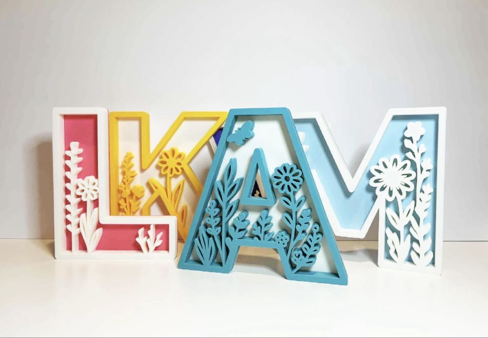 Letras personalizaveis