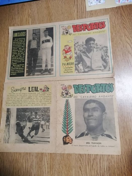 Suplementos antigos futebol Cavaleiro  Andante