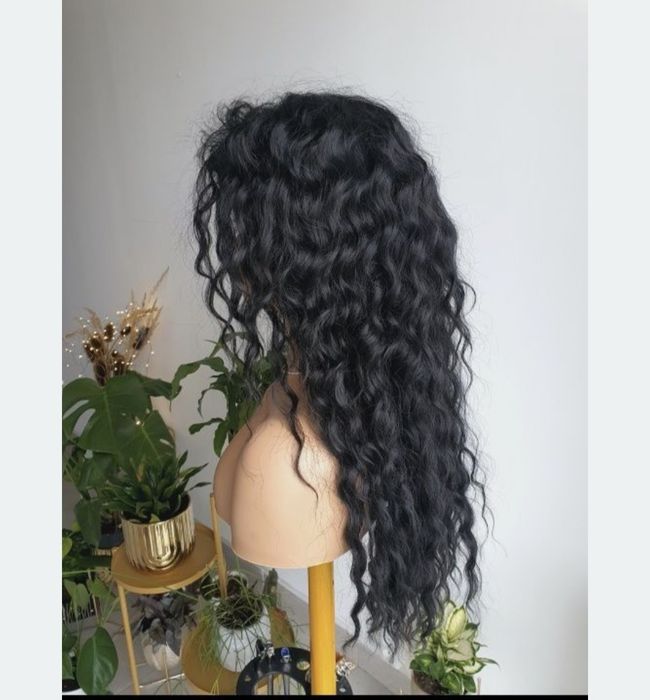 Peruka afroloki kolor czarny Shakira fale