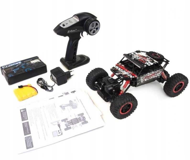 Auto samochód terenowy zdalnie sterowany RC Zestaw 3 szt.