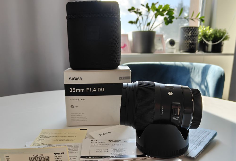Sigma Objectif 35 mm f/1.4 Art DG HSM avec monture Canon EOS EF avec 2