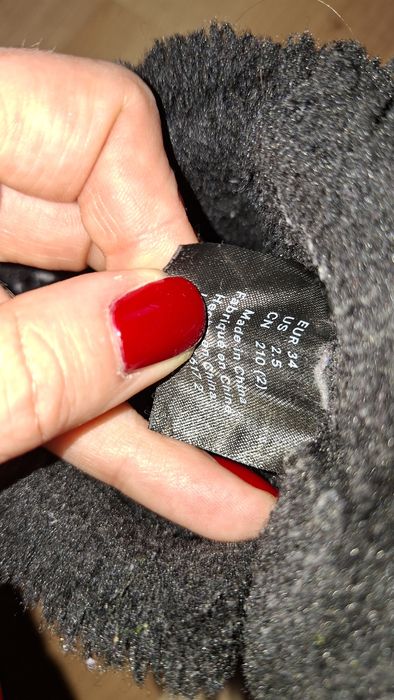 Śniegowce dziewczęce H&M rozmiar 34