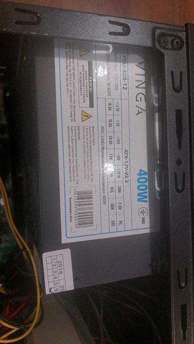 Комп'ютер Vinga Pentium G840 2.8GHz DDR3 4Gb HDD 320GB Системний блок