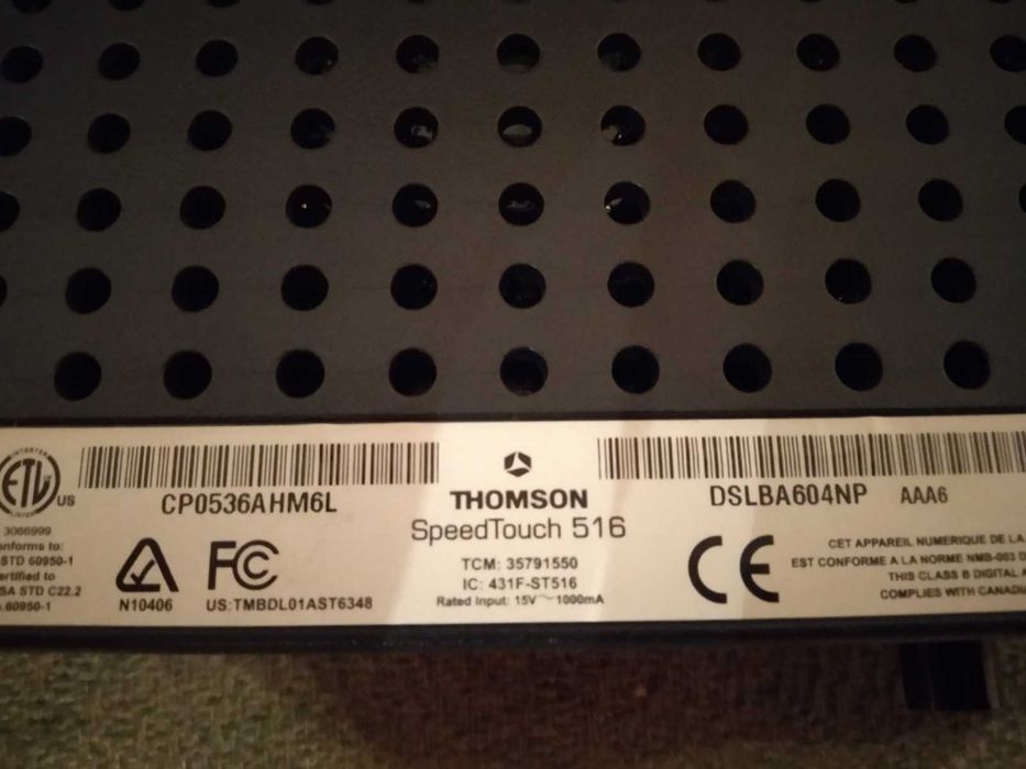 Router Thomson Speedtouch 516