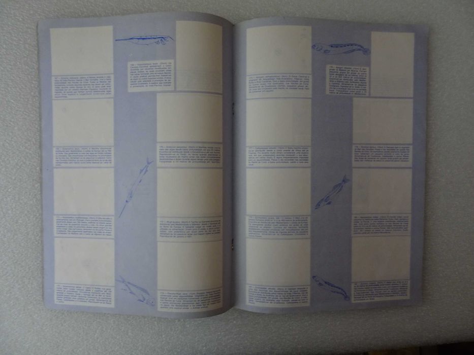 Caderneta de cromos vazia O Maravilhoso Mundo Subaquático