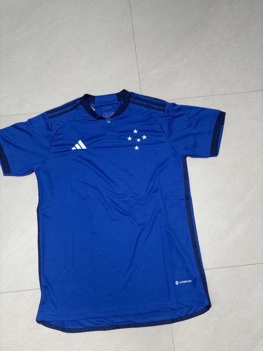 Niebieska koszulka pilkarska Adidas nowa z metka