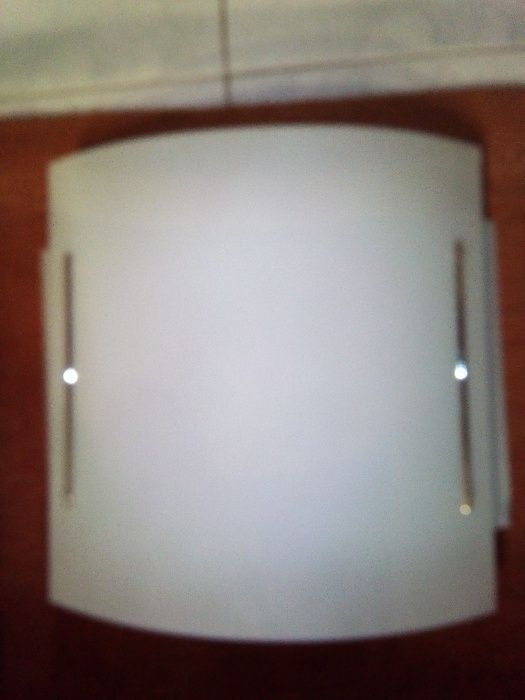 Candeiro de teto em vidro