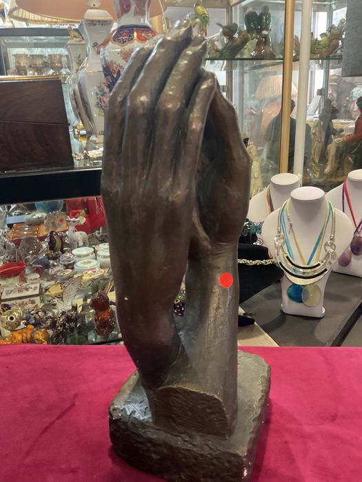 Escultura em bronze altura de 39 cm