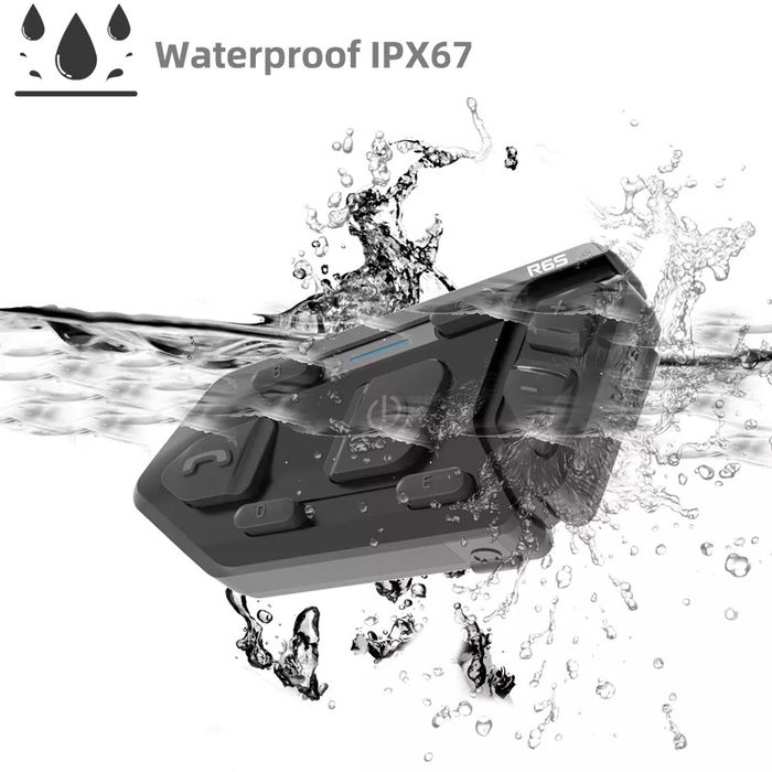 Intercomunicador Bluetooth interfone capacete moto telemóvel R6s