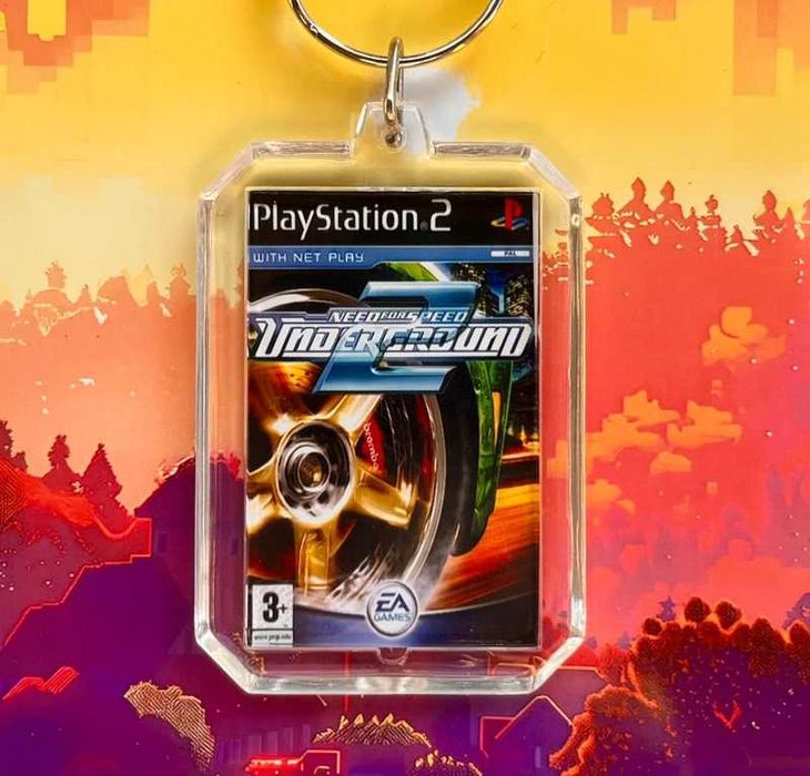 Brelok NFS: Underground 2 - mini okładka gry PS2