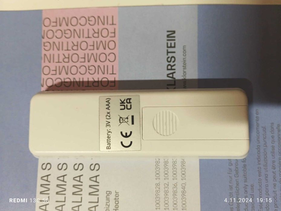 PANEL GRZEWCZY na podczerwień KLARSTEIN la palma s 1000W