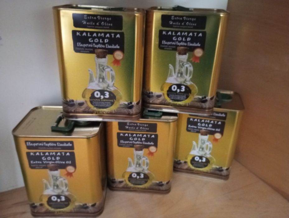 Oliwa z Oliwek Kalamata Extra Virgin 3 Litry Gold