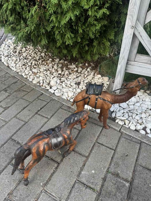 Конь и верблюд из нат.кожи