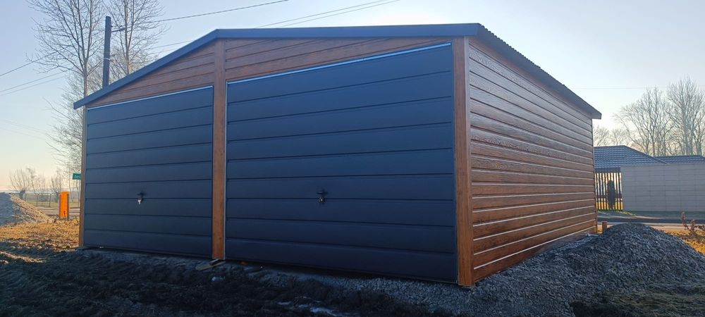 Garaz blaszak 6x5.80 orzech mat