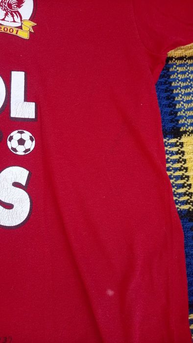 Koszulka używana Liverpool UEFA CUP 2001 pamiątkowa kolekcjonerska