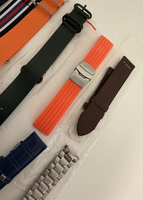 Nowe: 16x pasek NATO i inne 22 mm + bransoleta 20 mm