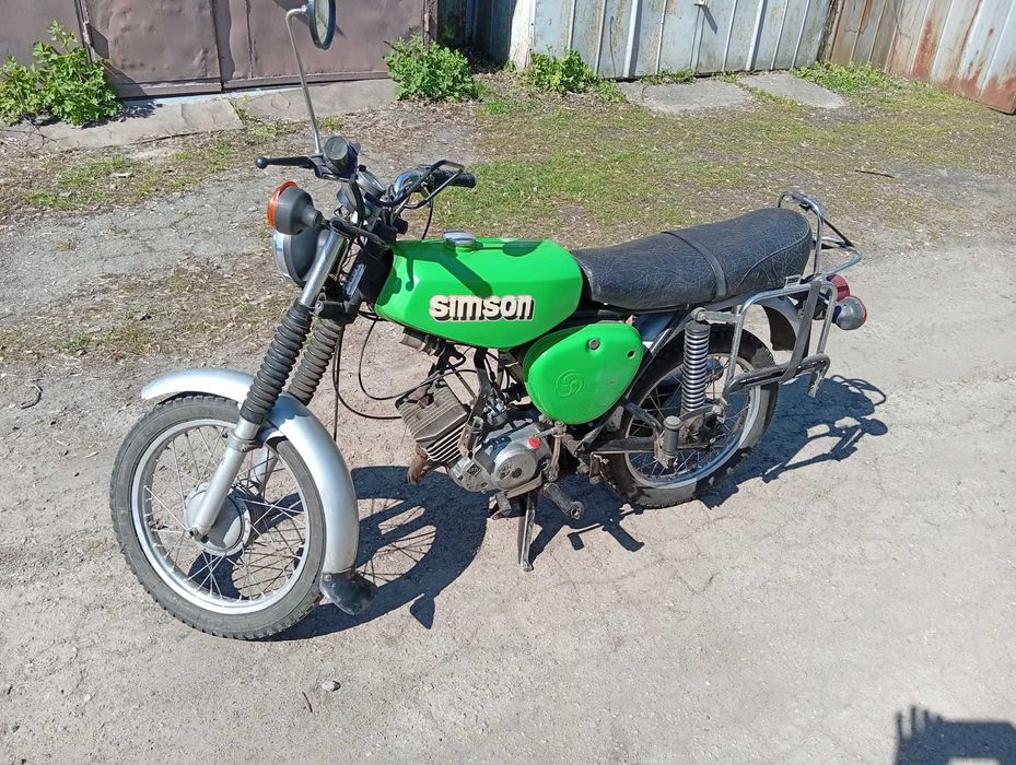 Мопед Simson S51 (НДР) – відмінний стан, додаткове обладнання