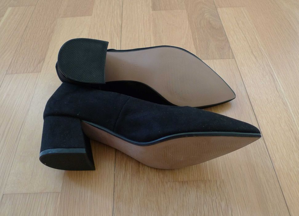 Sapatos pretos com salto de 5cm, 37, Lefties, novos e com etiqueta