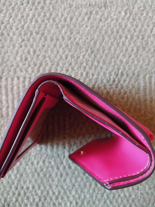 Portfel damski naturalna skóra Michael Kors, Rubin red