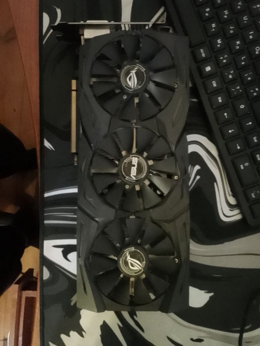 Продам видеокарту rx 480 8gb asus rog strix