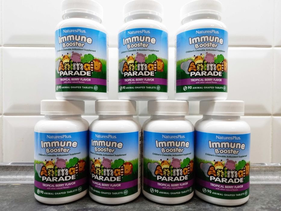 Animal Parade, Kids Immune Booster (90 жев.таб.), детские витамины