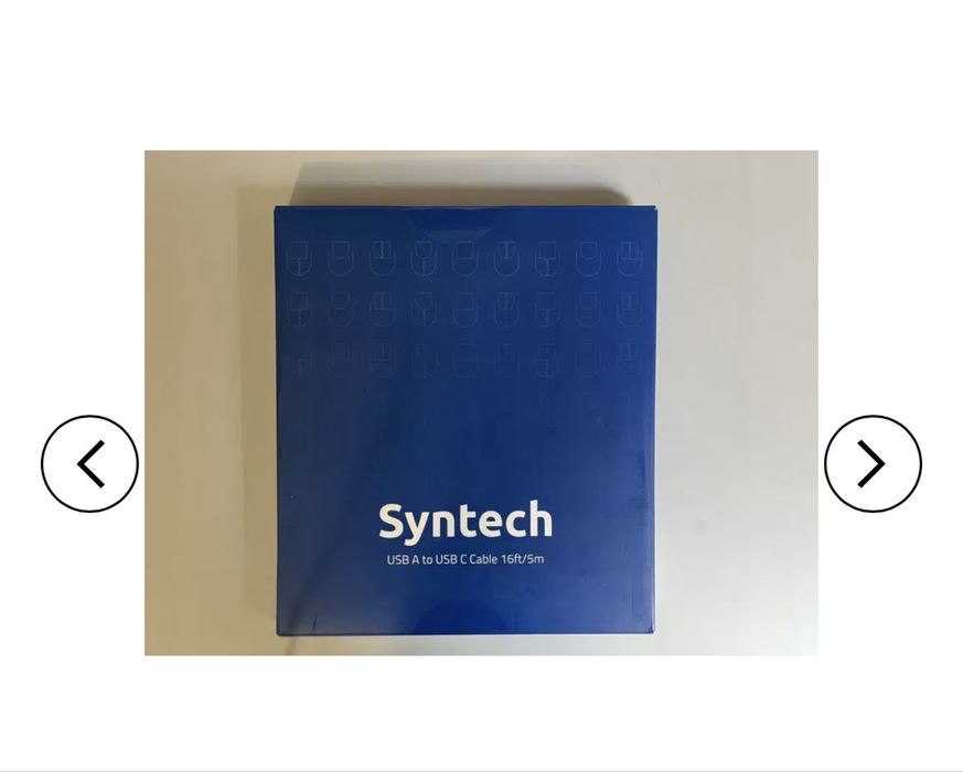 Syntech Link Kabel przewód USB 3.0 na USB C do Quest2 PC/Steam VR 5M