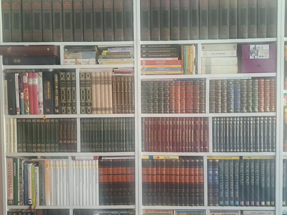 Biblioteca com cerca de 1000 livros