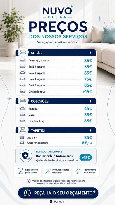 Serviço de Limpeza de Estofados